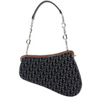 Dior Trotter Saddle Bag Mini Black Gamaguchi Metallic — view 2