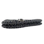 Dior Trotter Saddle Bag Mini Black Gamaguchi Metallic — view 4