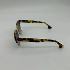 Prada Yellow Havana Gold Frame Sunglasses Eyewear — view 7