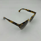 Prada Yellow Havana Gold Frame Sunglasses Eyewear — view 6