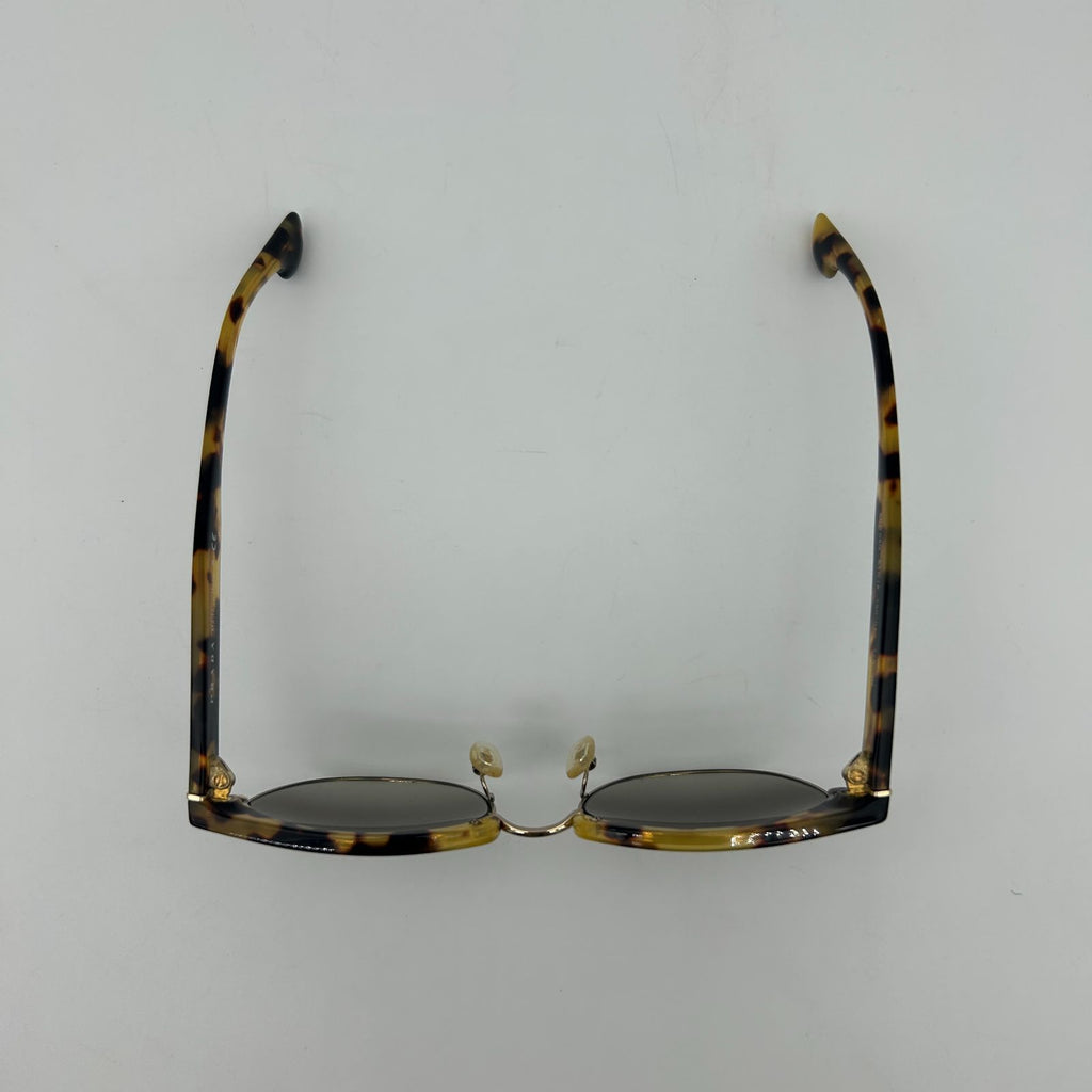 Prada Yellow Havana Gold Frame Sunglasses Eyewear — view 3