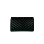 Saint Laurent Paris YSL Logo Leather Mini Shoulder Bag Crossbody Pochette Black — view 3