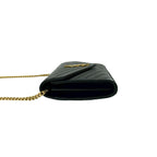 Saint Laurent Paris YSL Logo Leather Mini Shoulder Bag Crossbody Pochette Black — view 5