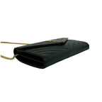 Saint Laurent Paris YSL Logo Leather Mini Shoulder Bag Crossbody Pochette Black — view 7