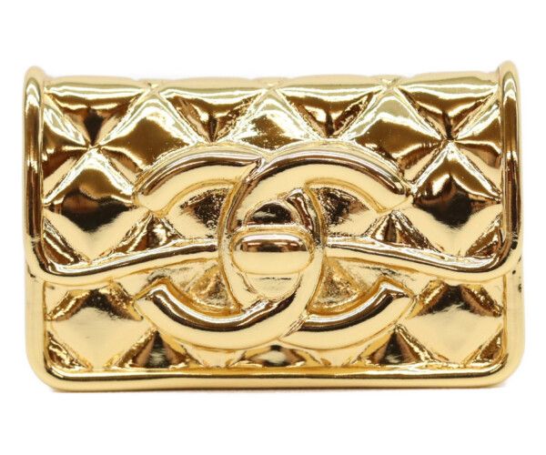 Chanel 23k CC Logo Turnlock Quilted Bag Motif
