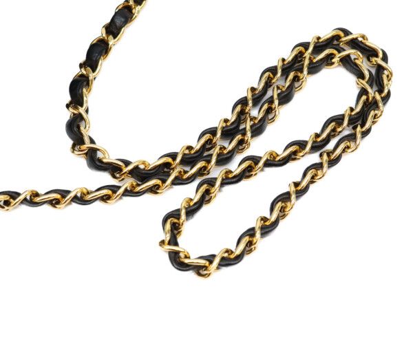 Chanel Black Lamb Full Flap Gold Push Lock Quilted 23 — view 9