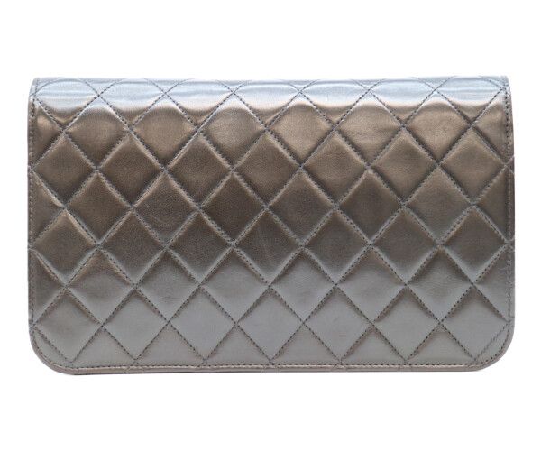 Chanel Black Lamb Full Flap Gold Push Lock Quilted 23 — view 3