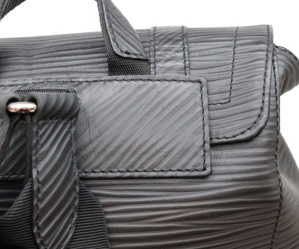 Louis Vuitton Black Christopher MM Epi XL Backpack — view 9
