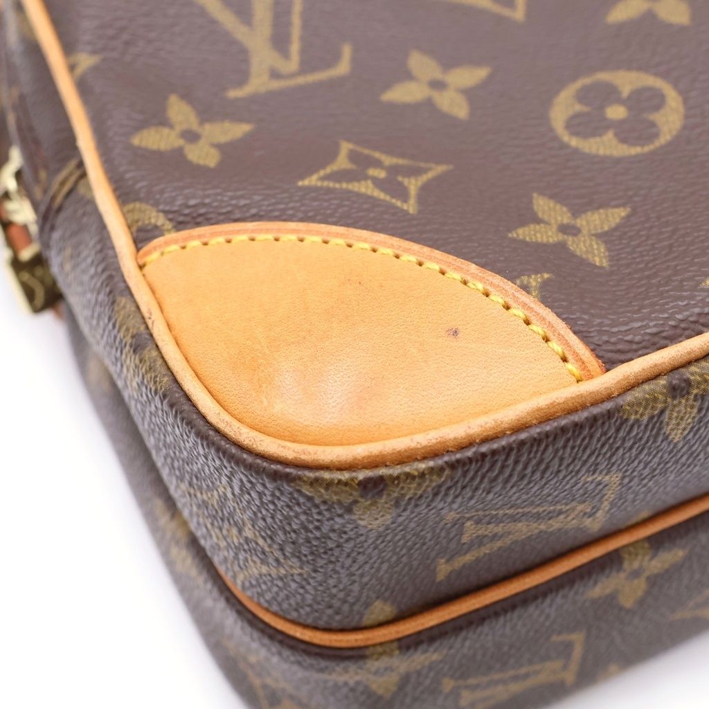 Louis Vuitton Monogram Amazon Mini Shoulder Bag Brown Leather Gold — view 6