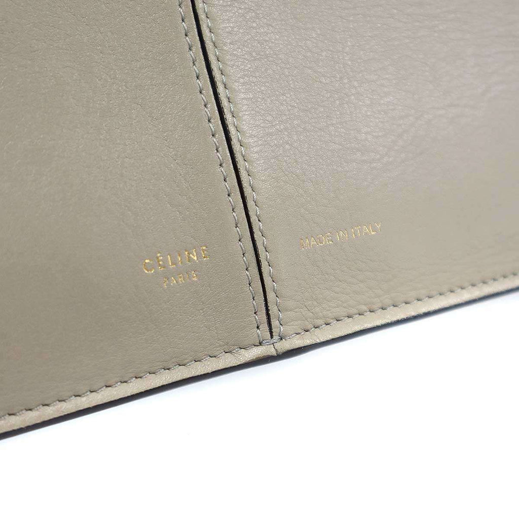 Celine Trifold Leather Tote Beige — view 5