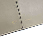 Celine Trifold Leather Tote Beige — view 5