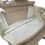 Celine Trifold Leather Tote Beige — view 6