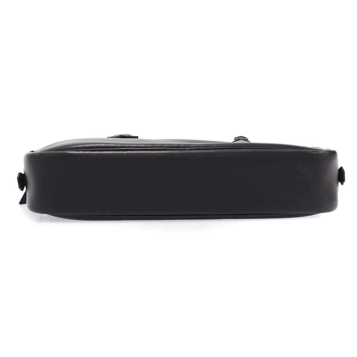 Hermes Plume Mini Elan Mini Leather Handbag Black — view 4