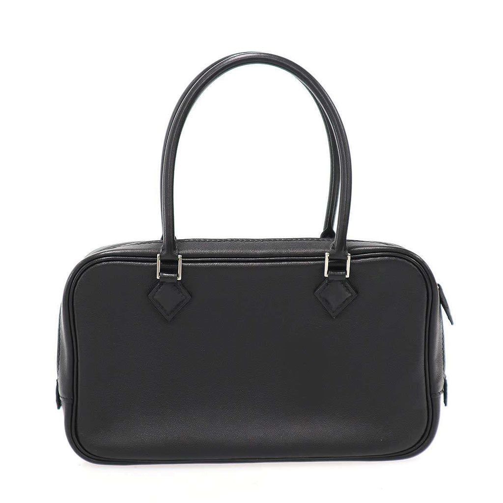 Hermes Plume Mini Elan Mini Leather Handbag Black — view 2