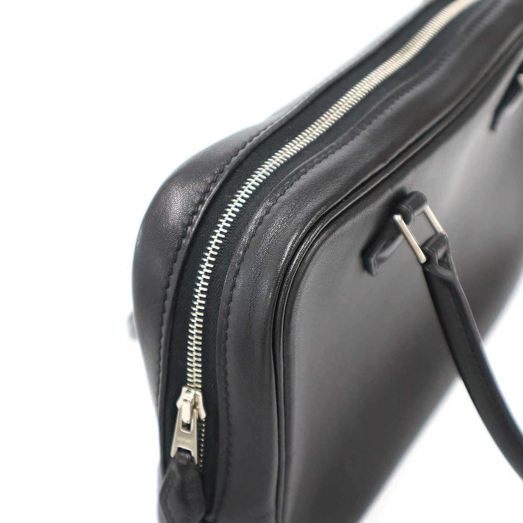 Hermes Plume Mini Elan Mini Leather Handbag Black — view 7