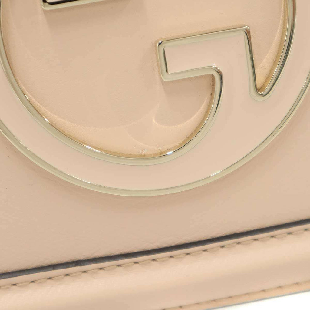 Gucci Blondie Medium Blanc Di Shoulder Bag Pink Beige — view 9