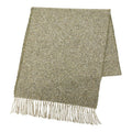 Hermes Logo Scarf Green Cashmere