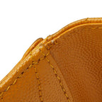Saint Laurent Monogram Fragment YSL Logo Flap Card Case Yellow Leather — view 7