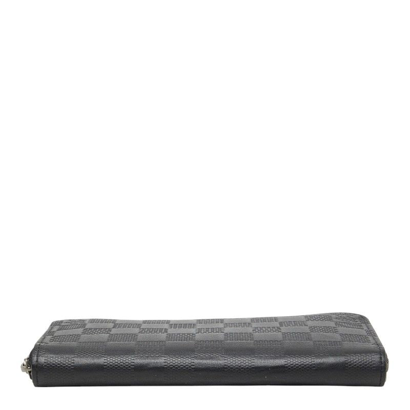 Louis Vuitton Damier Infini Zippy Wallet Vertical Zip Around Onyx Black Leather — view 3