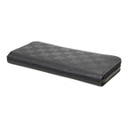 Louis Vuitton Damier Infini Zippy Wallet Vertical Zip Around Onyx Black Leather — view 4
