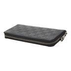 Louis Vuitton Damier Infini Zippy Wallet Vertical Zip Around Onyx Black Leather — view 5