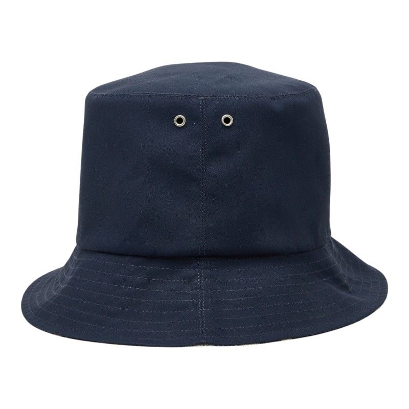 Dior Oblique Teddy-d Reversible Bob Hat Bucket Hat Navy Gray Polyester Cotton