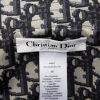 Dior Oblique Teddy-d Reversible Bob Hat Bucket Hat Navy Gray Polyester Cotton — view 4