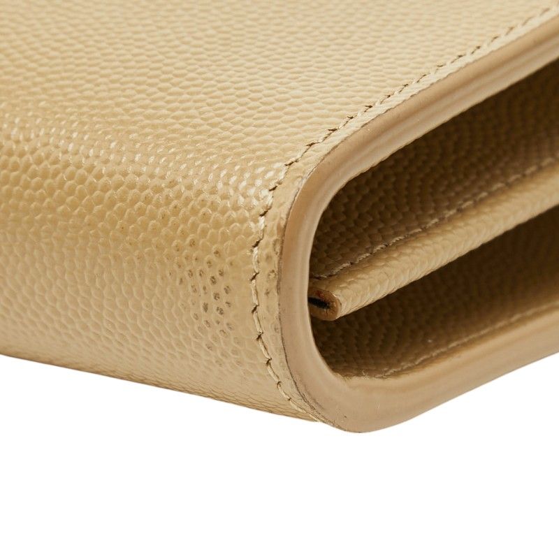 Saint Laurent Cassandra Envelope Crossbody Chain Shoulder Bag Wallet Beige — view 4