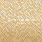 Saint Laurent Cassandra Envelope Crossbody Chain Shoulder Bag Wallet Beige — view 9