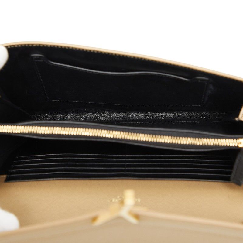 Saint Laurent Cassandra Envelope Crossbody Chain Shoulder Bag Wallet Beige — view 7