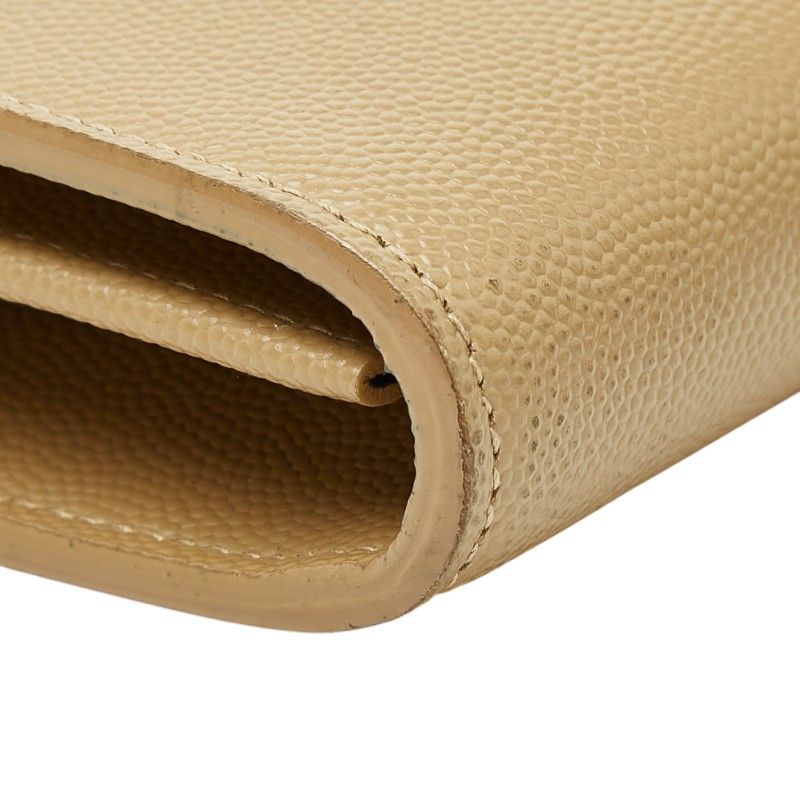 Saint Laurent Cassandra Envelope Crossbody Chain Shoulder Bag Wallet Beige — view 5