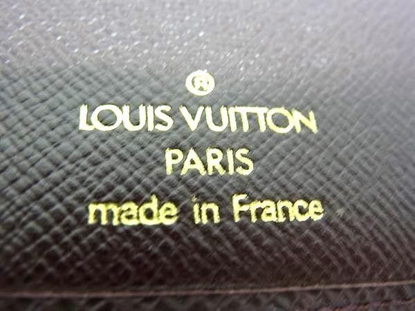 Louis Vuitton Wallet Taiga Porto 14 Cult Cles Acajou Leather Billfold — view 5