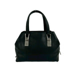 Chanel Card and Choco Bar Caviar Leather Handbag Black — view 3