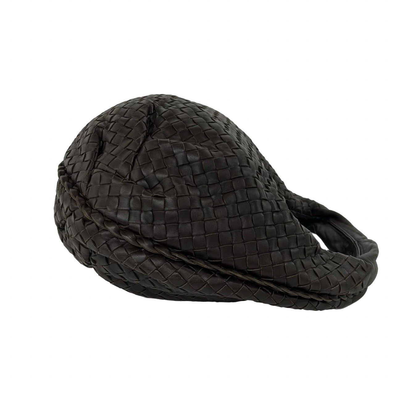 Bottega Veneta Hobo Intrecciato Leather Handbag Mini Tote Brown — view 6
