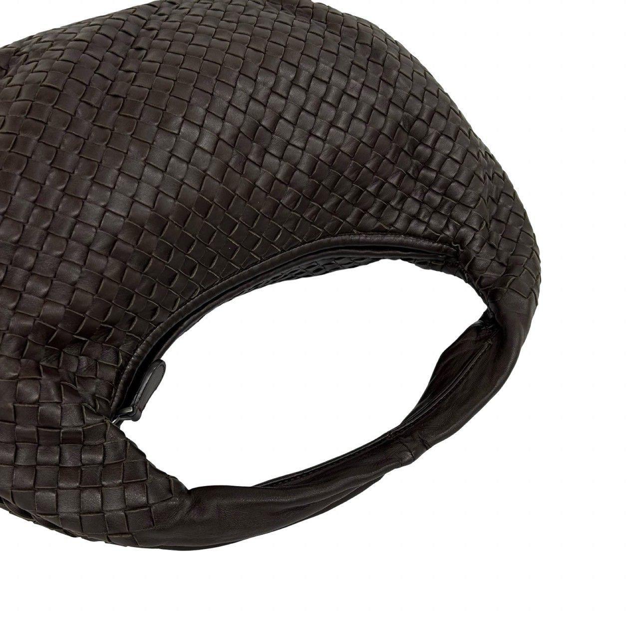 Bottega Veneta Hobo Intrecciato Leather Handbag Mini Tote Brown — view 4