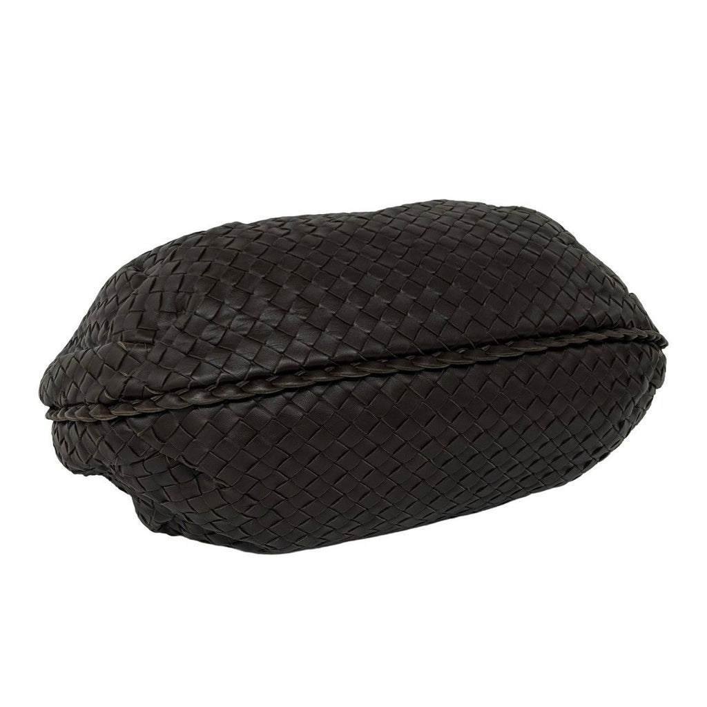 Bottega Veneta Hobo Intrecciato Leather Handbag Mini Tote Brown — view 7