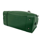 Loewe Amazona 28 Anagram Logo Leather Mini Boston Bag Green — view 8