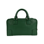 Loewe Amazona 28 Anagram Logo Leather Mini Boston Bag Green — view 3