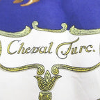 Hermes Vintage Scarf Carre 45 Cheval Turc Turkish Horse Silk — view 4