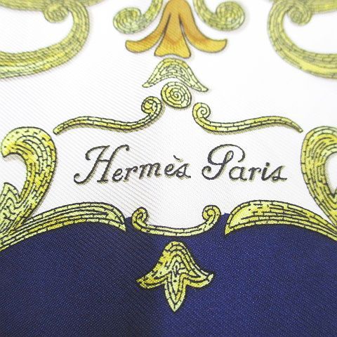 Hermes Vintage Scarf Carre 45 Cheval Turc Turkish Horse Silk — view 3