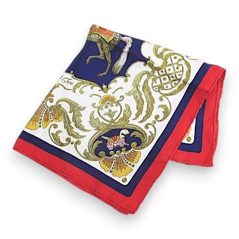 Hermes Vintage Scarf Carre 45 Cheval Turc Turkish Horse Silk — view 2