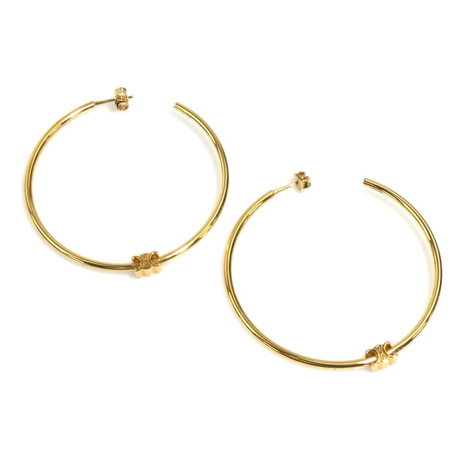 Celine Earrings Gold — view 4