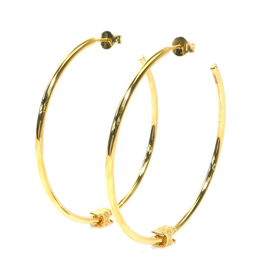 Celine Earrings Gold — view 3