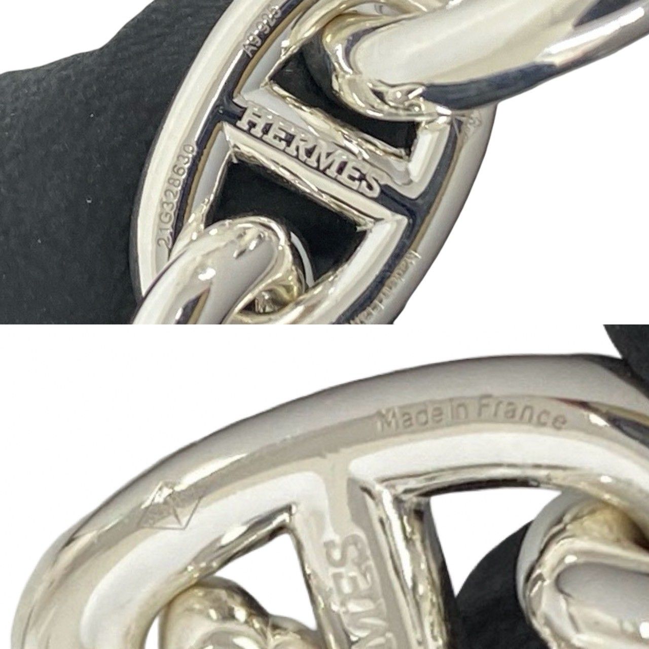 Hermes Chaine D'ancre MM Bracelet 925 Sterling Silver — view 3