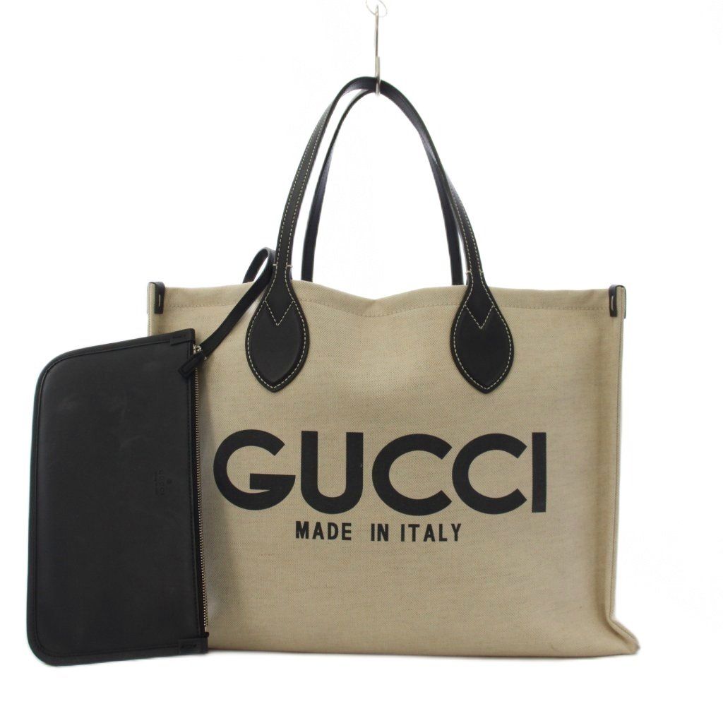Gucci Tote Logo Beige