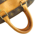 Louis Vuitton Monogram Evasion Boston Bag Tote Hand Canvas Leather Brown Beige — view 5