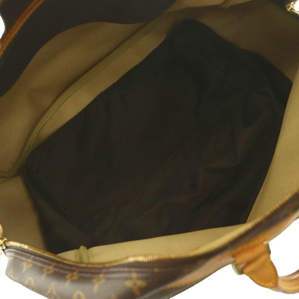 Louis Vuitton Monogram Evasion Boston Bag Tote Hand Canvas Leather Brown Beige — view 6