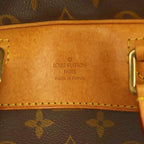 Louis Vuitton Monogram Evasion Boston Bag Tote Hand Canvas Leather Brown Beige — view 7