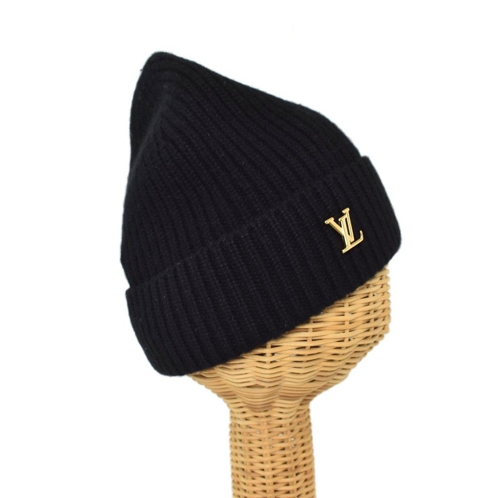 Louis Vuitton LV Spark Knit Cap Hat Black — view 5