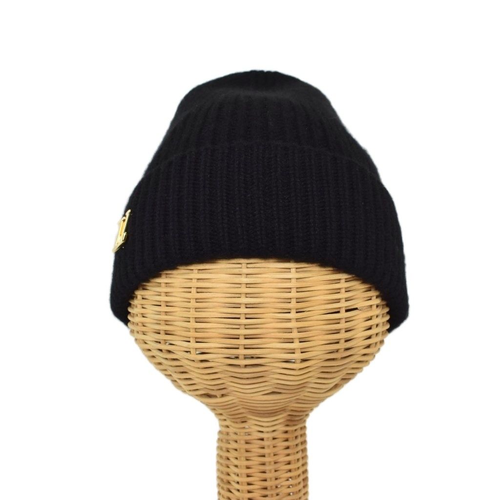 Louis Vuitton LV Spark Knit Cap Hat Black — view 2